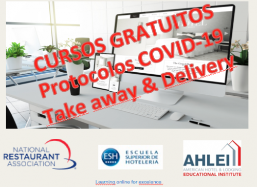 Protocolos COVID-19 – Take away & Delivery – Cursos on line – Sin costo